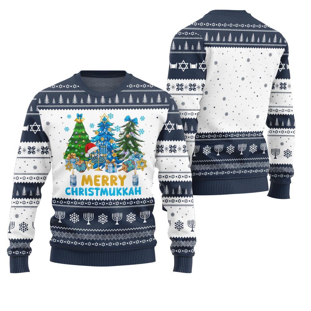 Merry Christmukkah Ugly Christmas Sweater