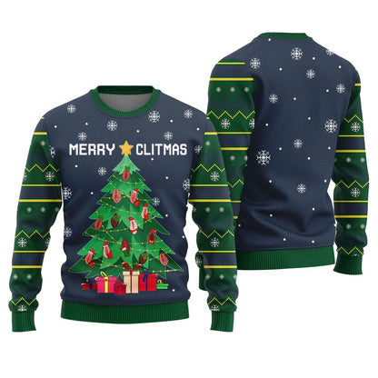 Merry Clitmas Naughty Ugly Christmas Sweater
