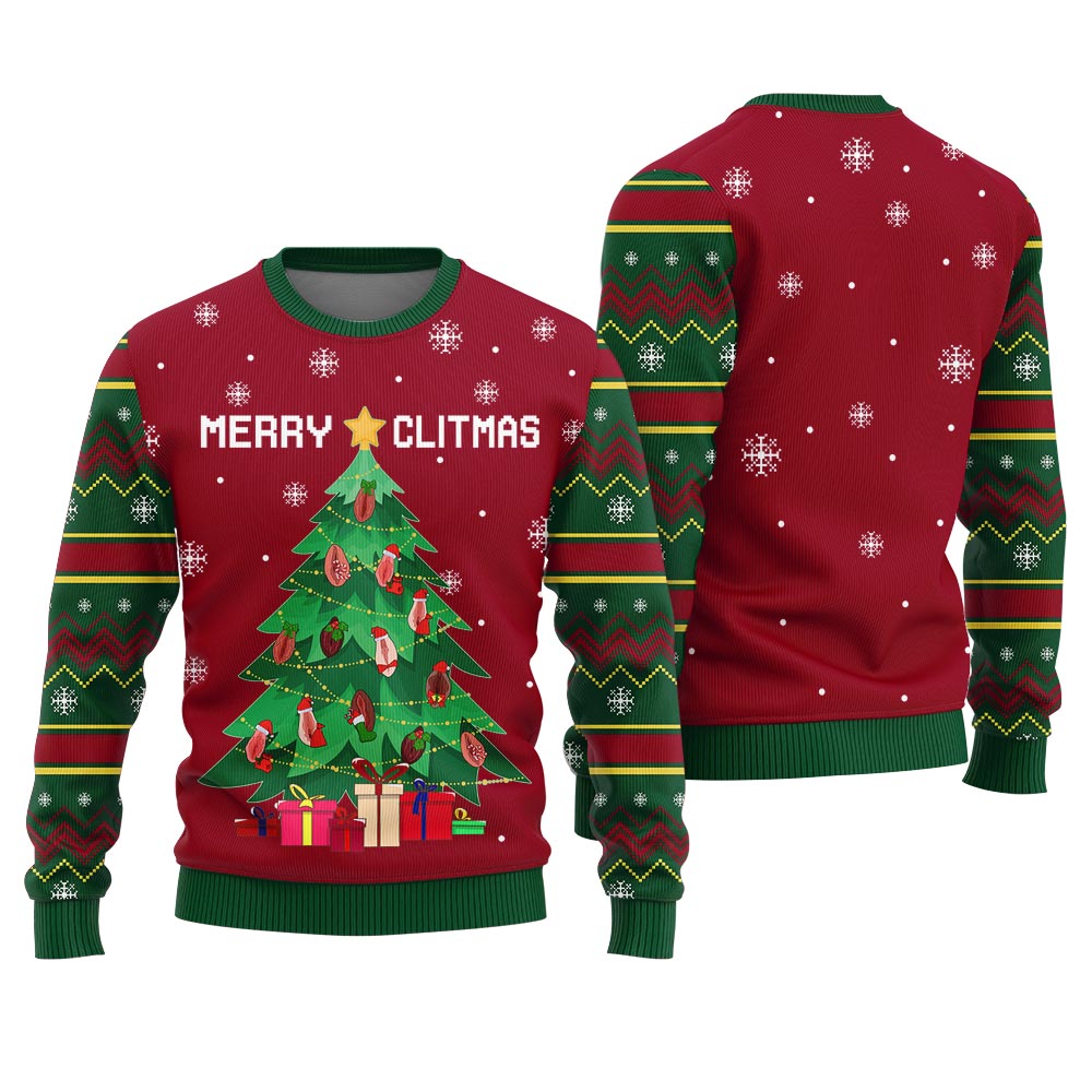 Merry Clitmas Naughty Ugly Christmas Sweater