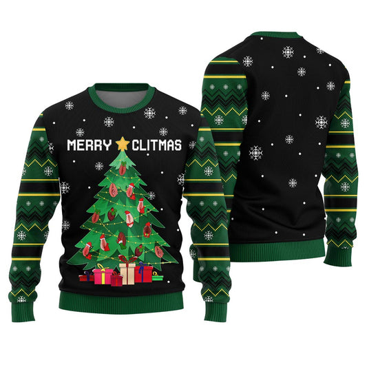 Merry Clitmas Naughty Ugly Christmas Sweater For Men