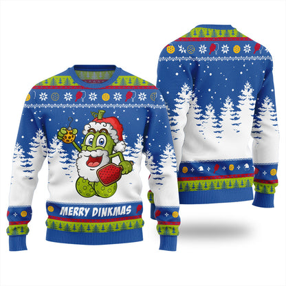 Merry Dinkmas Pickleball Christmas Sweater