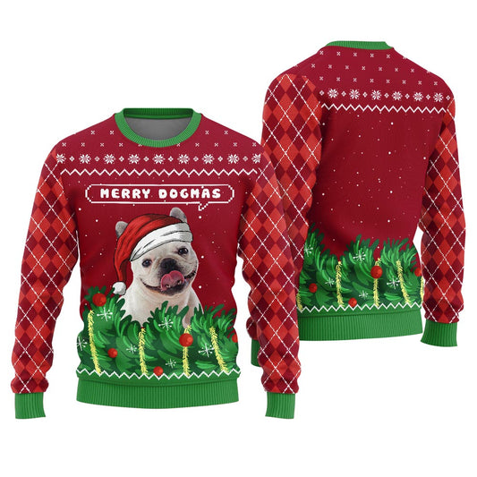 Merry Dogmas Custom Dog Christmas Sweater