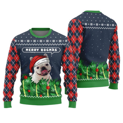 Merry Dogmas Custom Pet Ugly Christmas Sweater