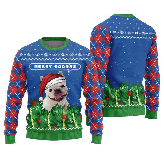 Merry Dogmas Custom Pet Ugly Christmas Sweater