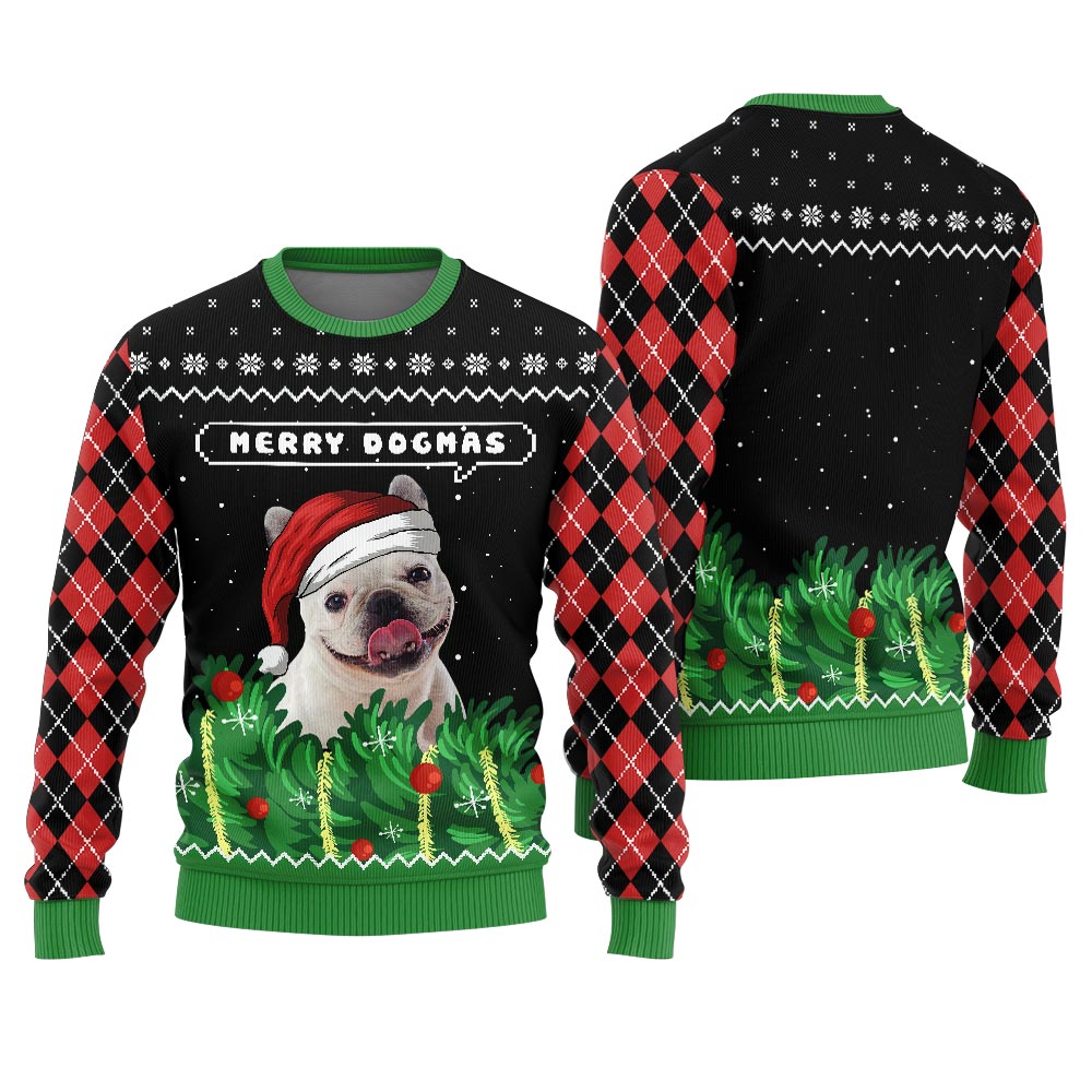 Merry Dogmas Custom Pet Ugly Christmas Sweater
