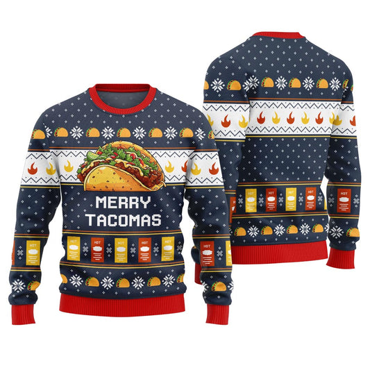 Merry Tacomas Ugly Christmas Sweater