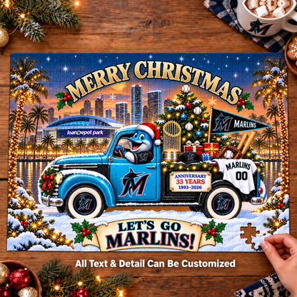 Baseball team Style 16 Jigsaw Puzzle mockup | 5To9Vibe