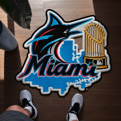 Alfombra personalizada de bienvenida premium de equipo de la MLB – Felpudo de béisbol personalizado