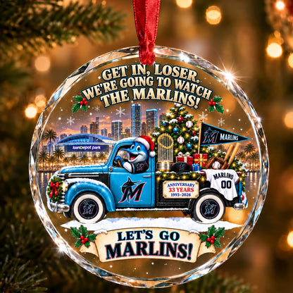 Baseball team Style 16 Glass Ornament mockup | 5To9Vibe