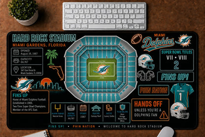 All Football Stadium Infographic Desk Mat Mouse Pad Plus Size Trending - 5to9vibe