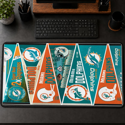 All Football Teams Vintage Anniversary For Fans Desk Mat Mouse Pad Trending - 5to9vibe