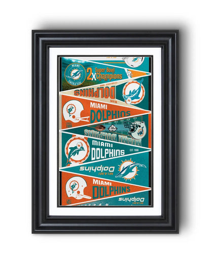 All Football Teams Vintage Anniversary For Fans No Frame Vertical Poster - 5to9vibe