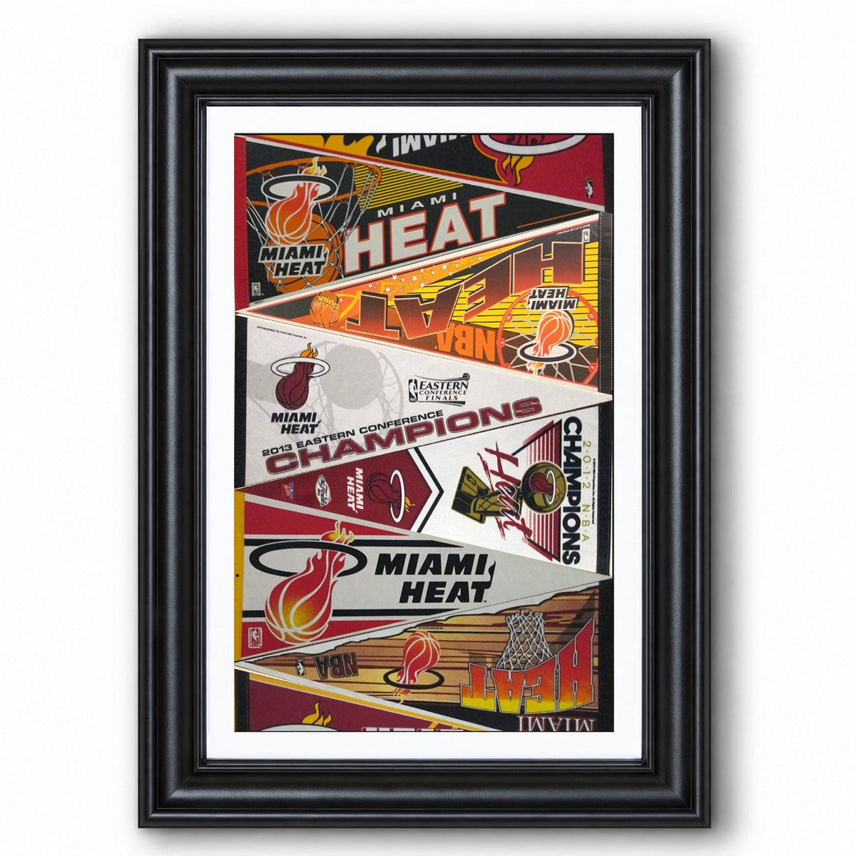 All Basketball Teams Vintage Pennant Anniversary For Fans No Frame Vertical Poster - 5to9vibe