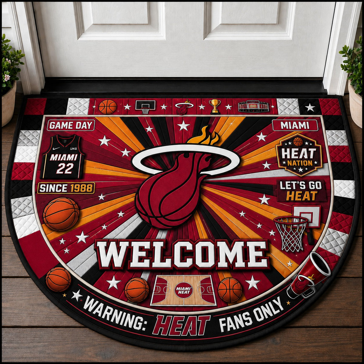 BB All Teams Custom Premium Welcome Mat – Personalized  Doormat