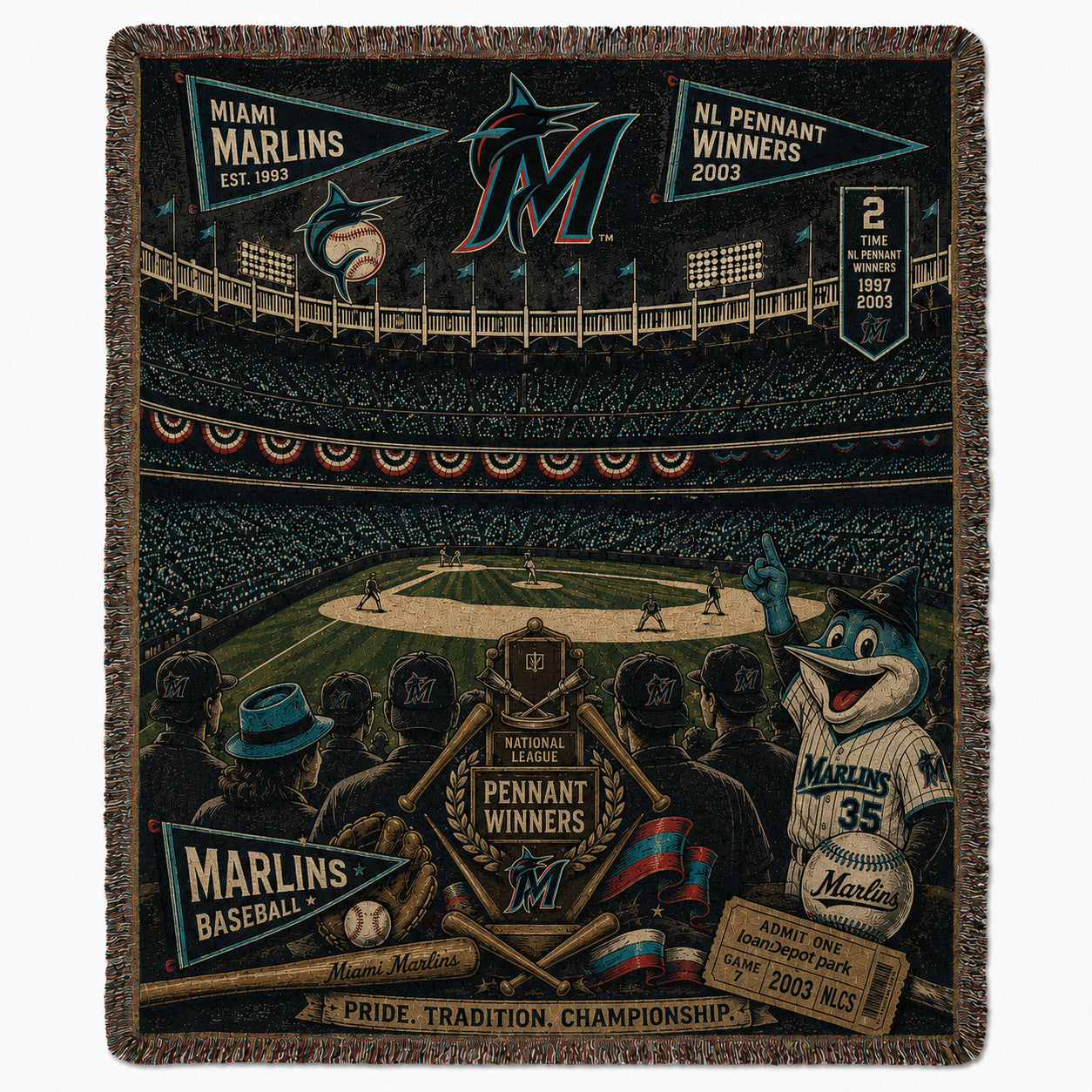 Alfombra personalizada de bienvenida premium de equipo de la MLB – Felpudo de béisbol personalizado