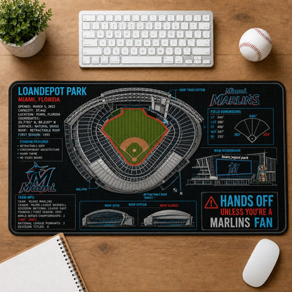 All Baseball Legendary Stadiums Masterplan Desk Mat Mouse Pad Plus Size - 5to9vibe