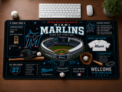 All Baseball Franchise History Stadiums Masterplan Desk Mat Mouse Pad Plus Size - 5to9vibe