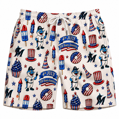 NYM Baseball Team 4th July 250 Years Anniversary America Premium Unisex Hawaiian Shirt For Men and Women