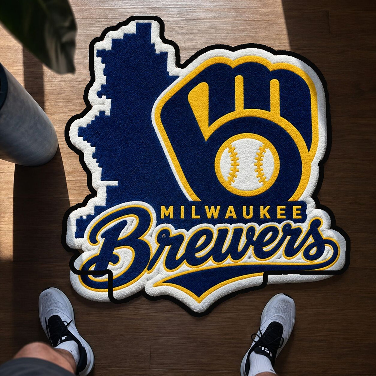 Alfombra personalizada de bienvenida premium de equipo de la MLB – Felpudo de béisbol personalizado