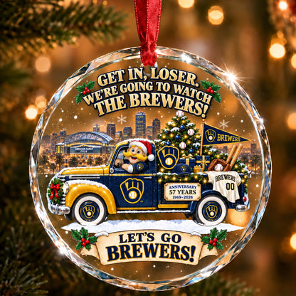 Baseball team Style 17 Glass Ornament mockup | 5To9Vibe