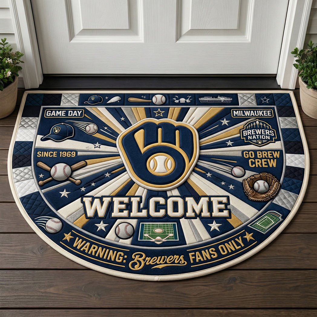 Baseball All Teams Custom Premium Welcome Mat – Personalized Baseball Doormat
