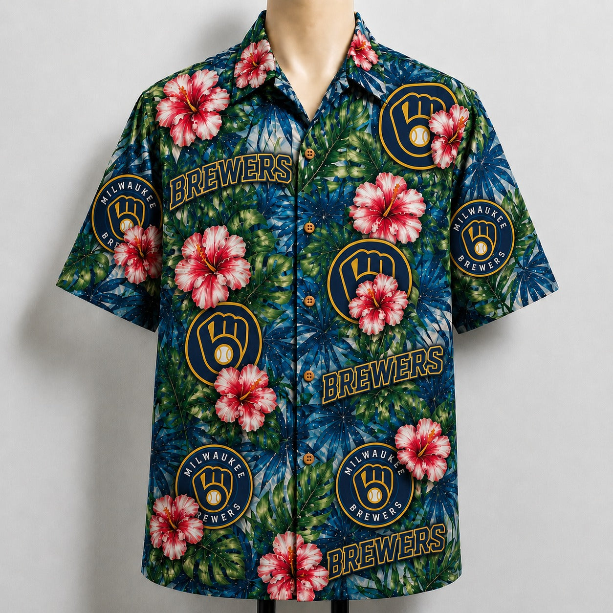 All Baseball Teams Paradise Hibiscus Button-Up Unisex Hawaiian Shirt For Men and Women