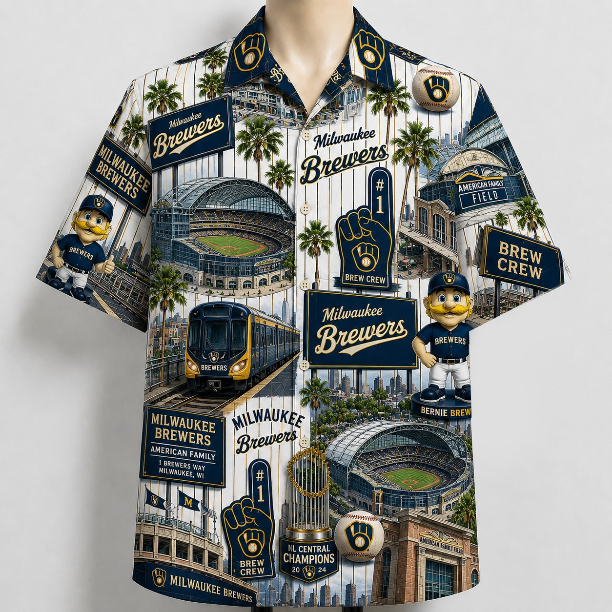 All Baseball Teams Iconic Moments Aloha Shirt for Baseball Fans Button Up Unisex Hawaiian Shirt For Men and Women