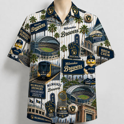 All Baseball Teams Iconic Moments Aloha Shirt for Baseball Fans Button Up Unisex Hawaiian Shirt For Men and Women
