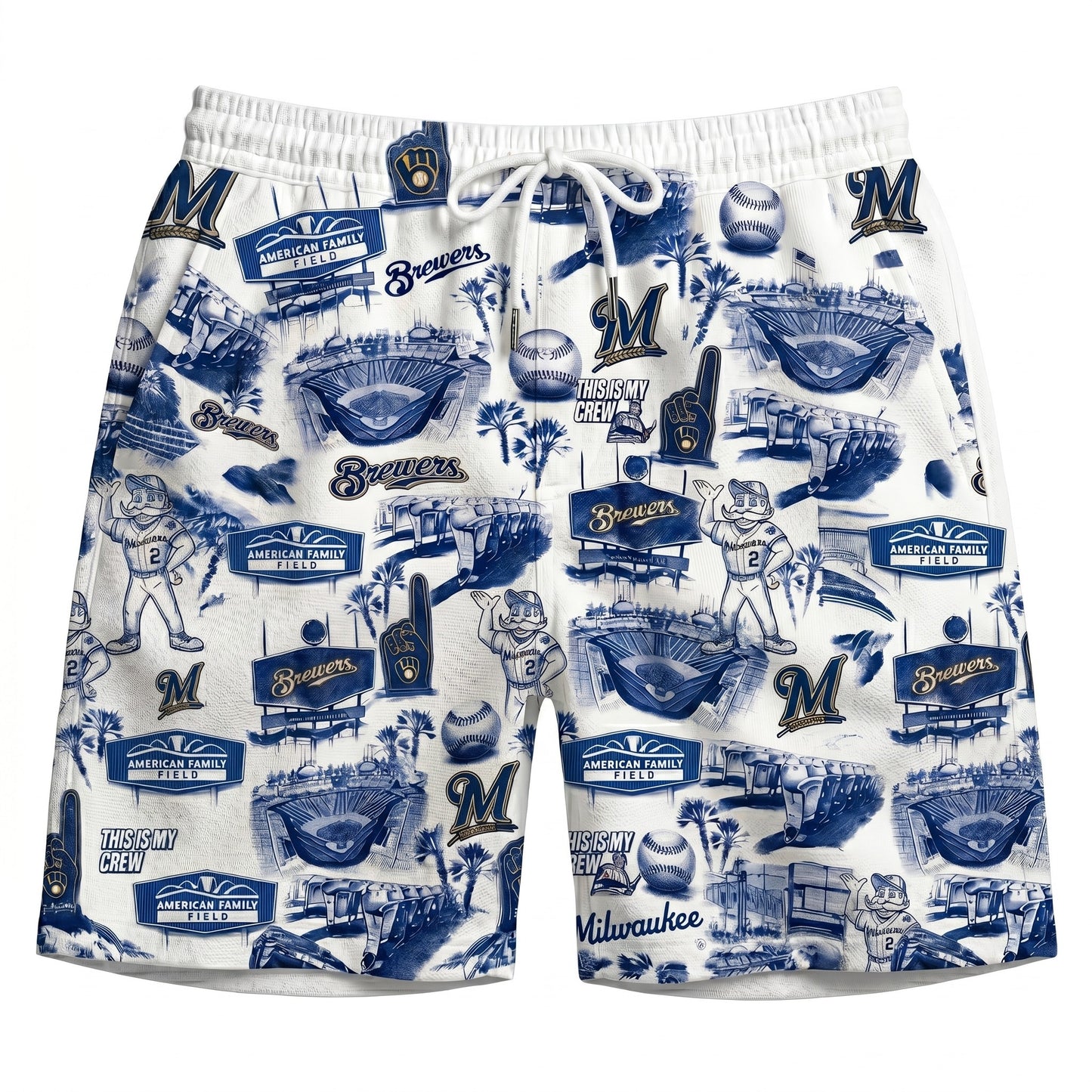 LAD Baseball Stadium SGA Blue Vibe Unisex Hawaiian Shirt