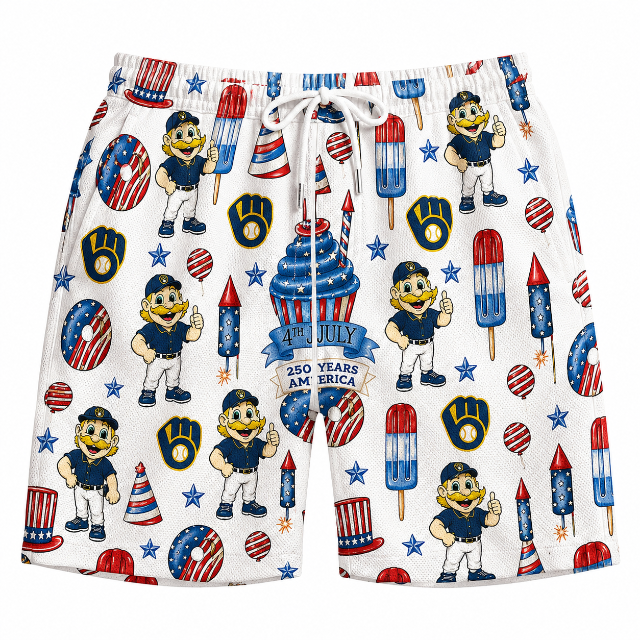 DT Baseball Team 4th July 250 Years Anniversary America Premium Unisex Hawaiian Shirt For Men and Women
