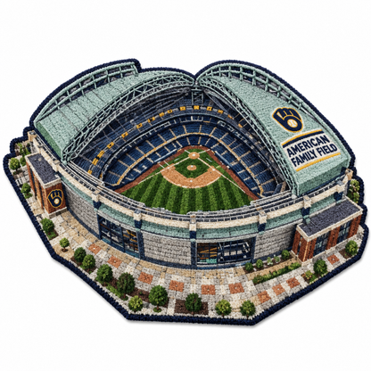 All Baseball Teams Stadium Baseball Fan Custom Quilted Print Premium Welcome Mat Washable Black Border – Personalized Baseball Doormat