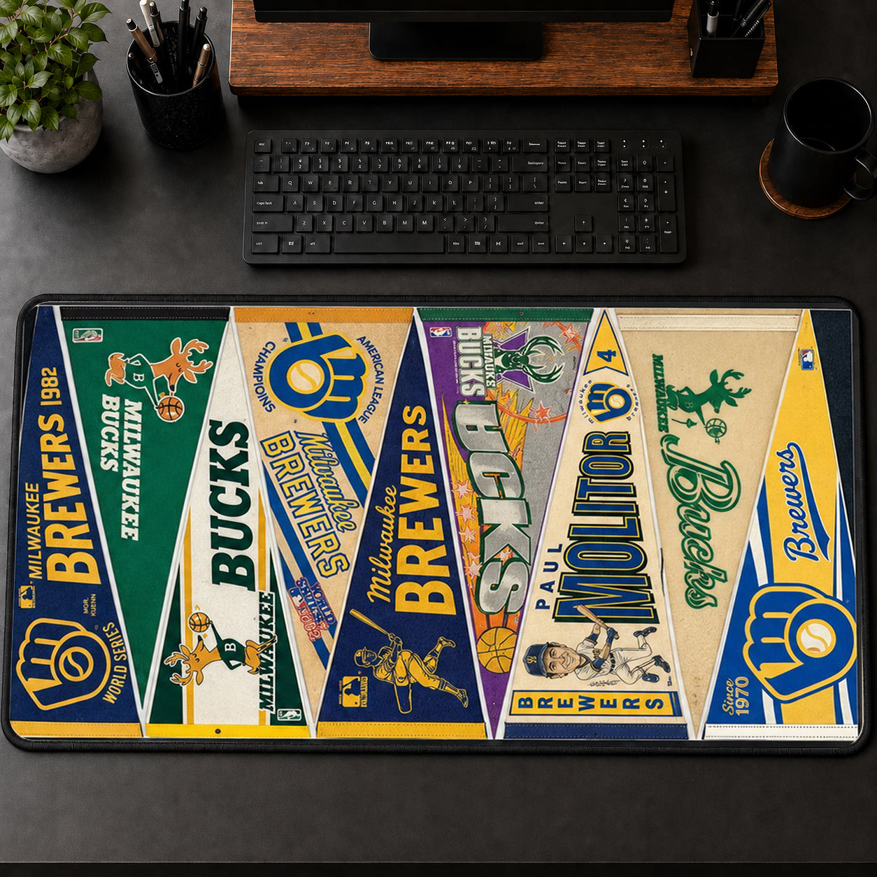 All Sport Teams City Vintage Anniversary For Fans Desk Mat Mouse Pad Trending - 5to9vibe