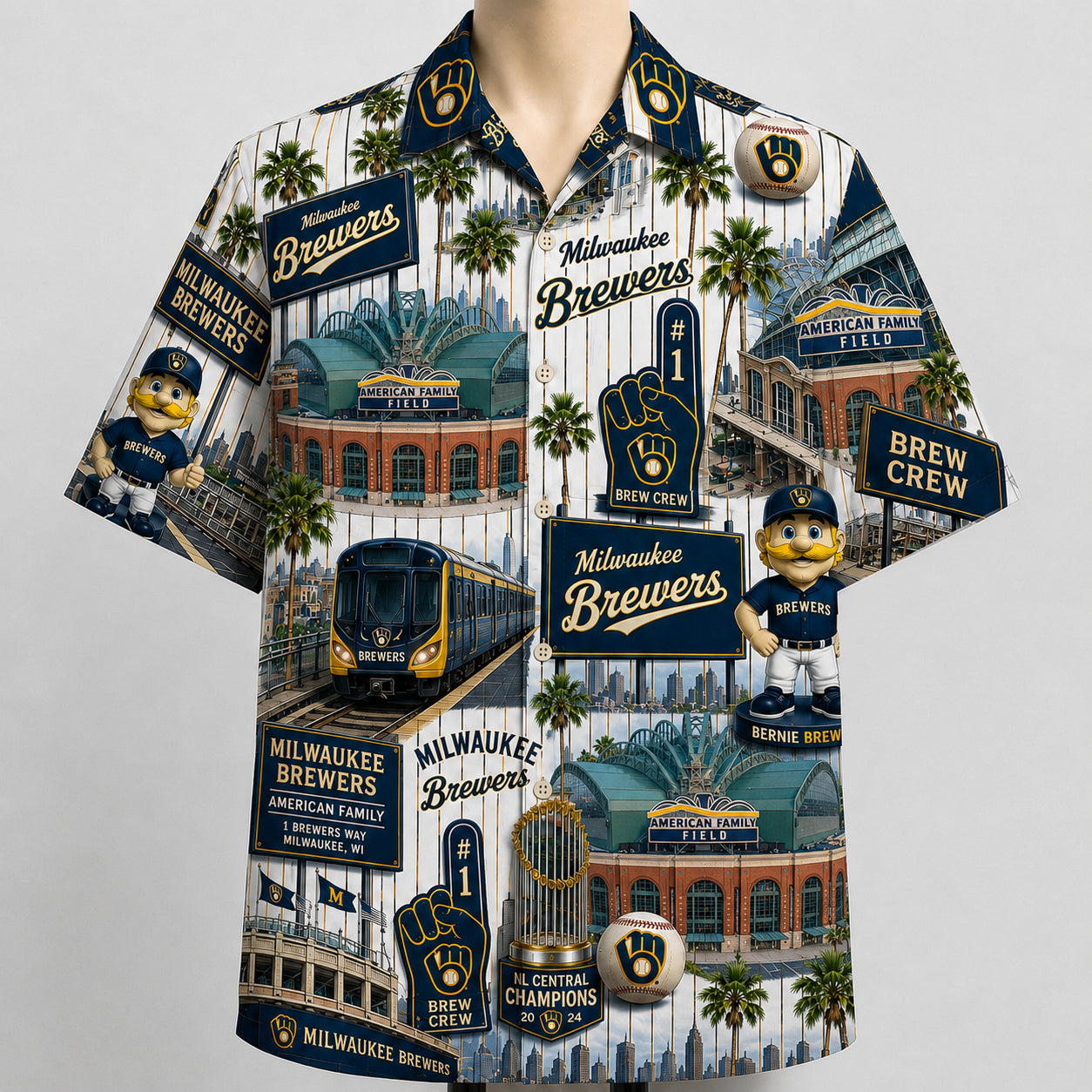 All Baseball Teams Iconic Moments Aloha Shirt for Baseball Fans Button Up Unisex Hawaiian Shirt For Men and Women