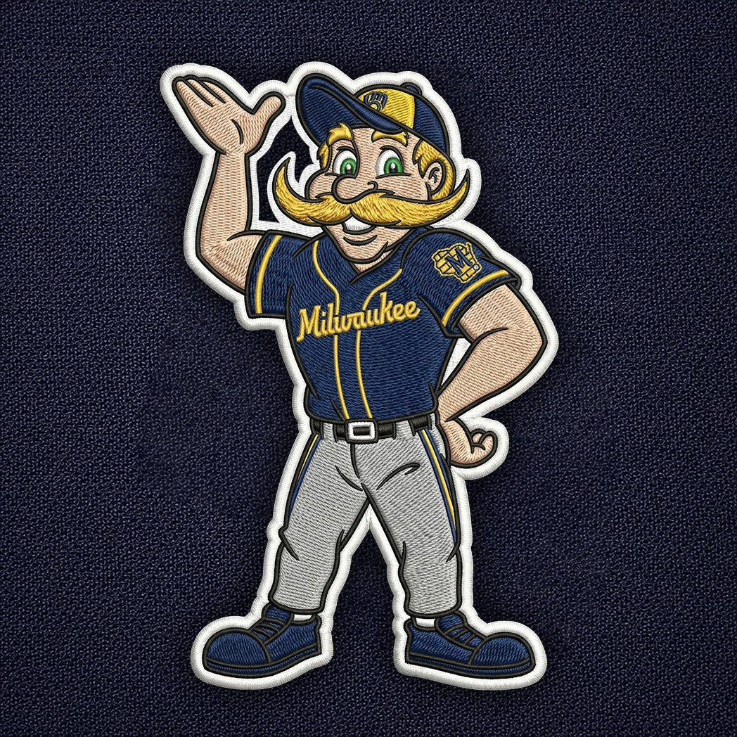 Mascots Baseball Team Embroidered Logo Premium Quarter Zip Sweatshirt, Inspired Quarter Zip Sweater, Unisex Baseball Sweatshirt