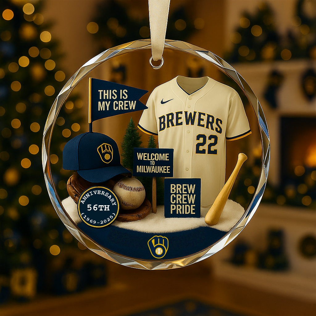 Baseball Glass Ornament 3 With Gift Box Christmas Baseball Team - Glass Ornament-Glass Ornament-5TO9VIBE