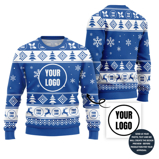 Minimalist Custom Logo Team Ugly Sweater