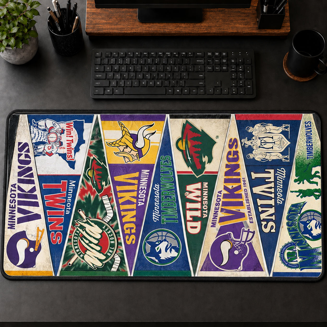 All Sport Teams City Vintage Anniversary For Fans Desk Mat Mouse Pad Trending - 5to9vibe