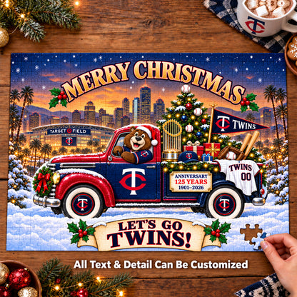 Baseball team Style 18 Jigsaw Puzzle mockup | 5To9Vibe