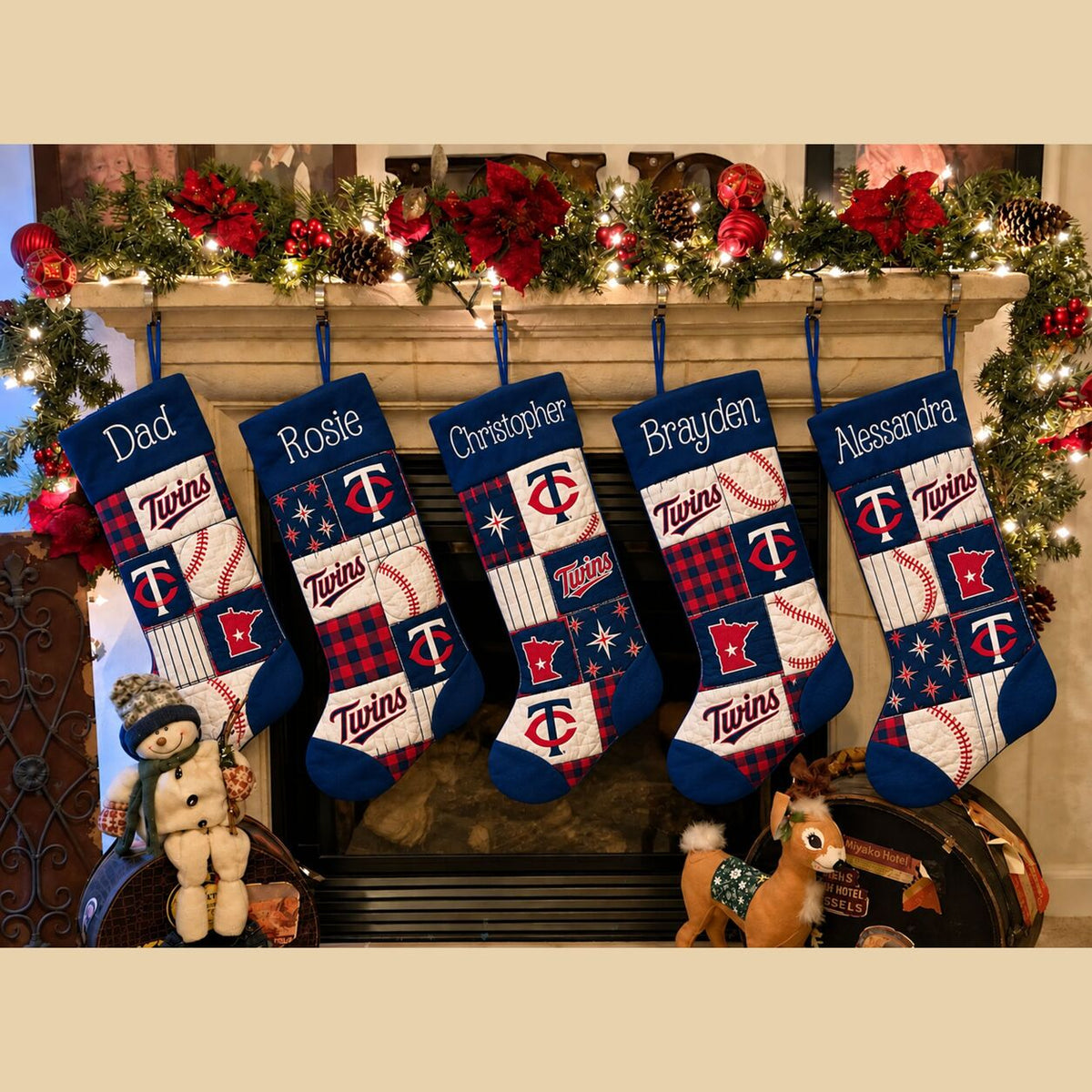 Alfombra personalizada de bienvenida premium de equipo de la MLB – Felpudo de béisbol personalizado