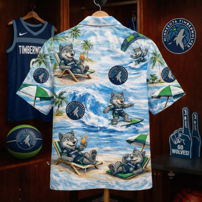 MT Basketball Mascot Beach Viber Unisex Hawaiian Shirt For Men & Women