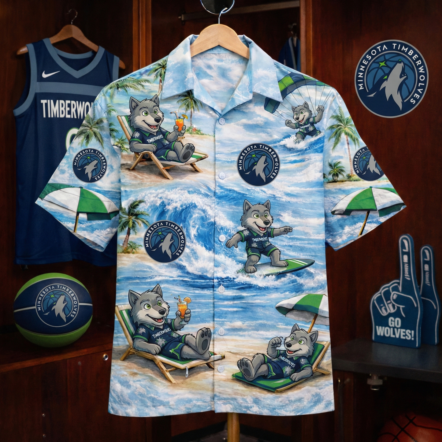 All Basketball Teams Mascot Beach Viber Unisex Hawaiian Shirt For Men & Women