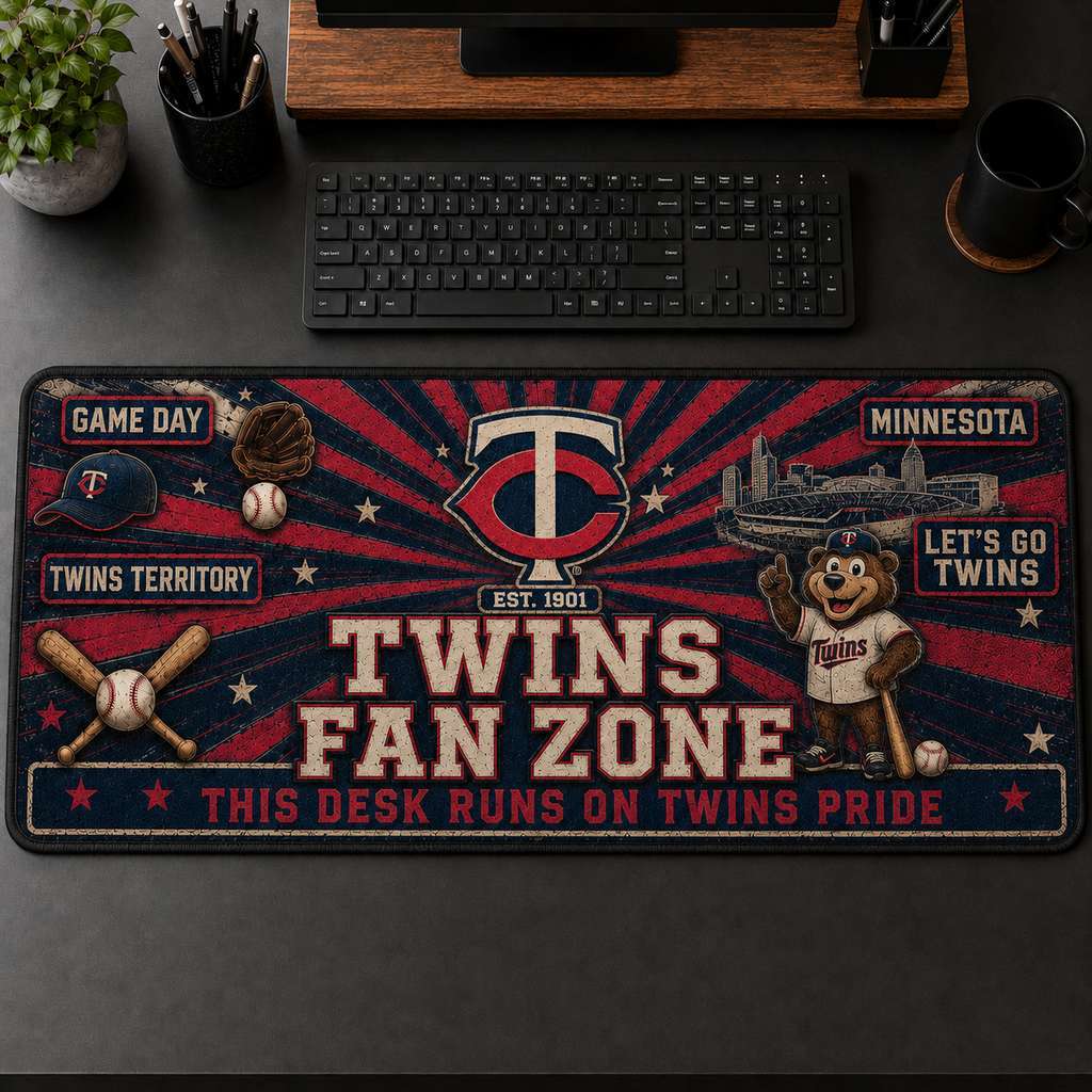 All Baseball Fan Zone Desk Mat For Baseball Fans Gift Mouse Pad Plus Size - 5to9vibe