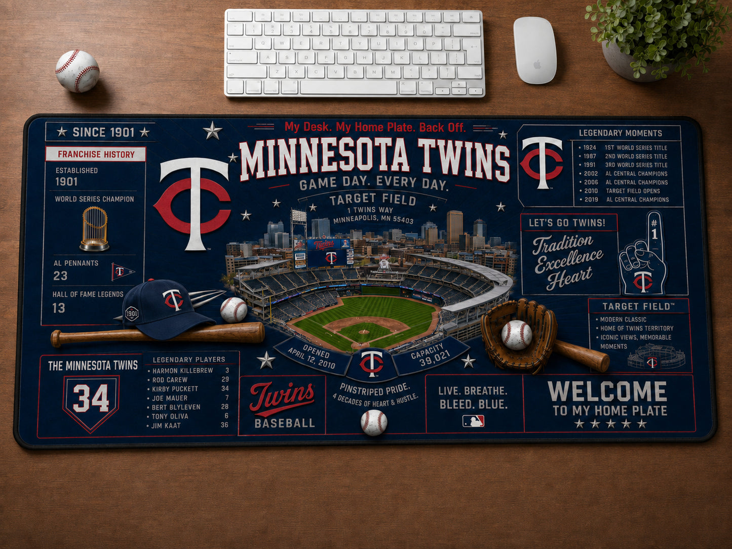 All Baseball Franchise History Stadiums Masterplan Desk Mat Mouse Pad Plus Size - 5to9vibe