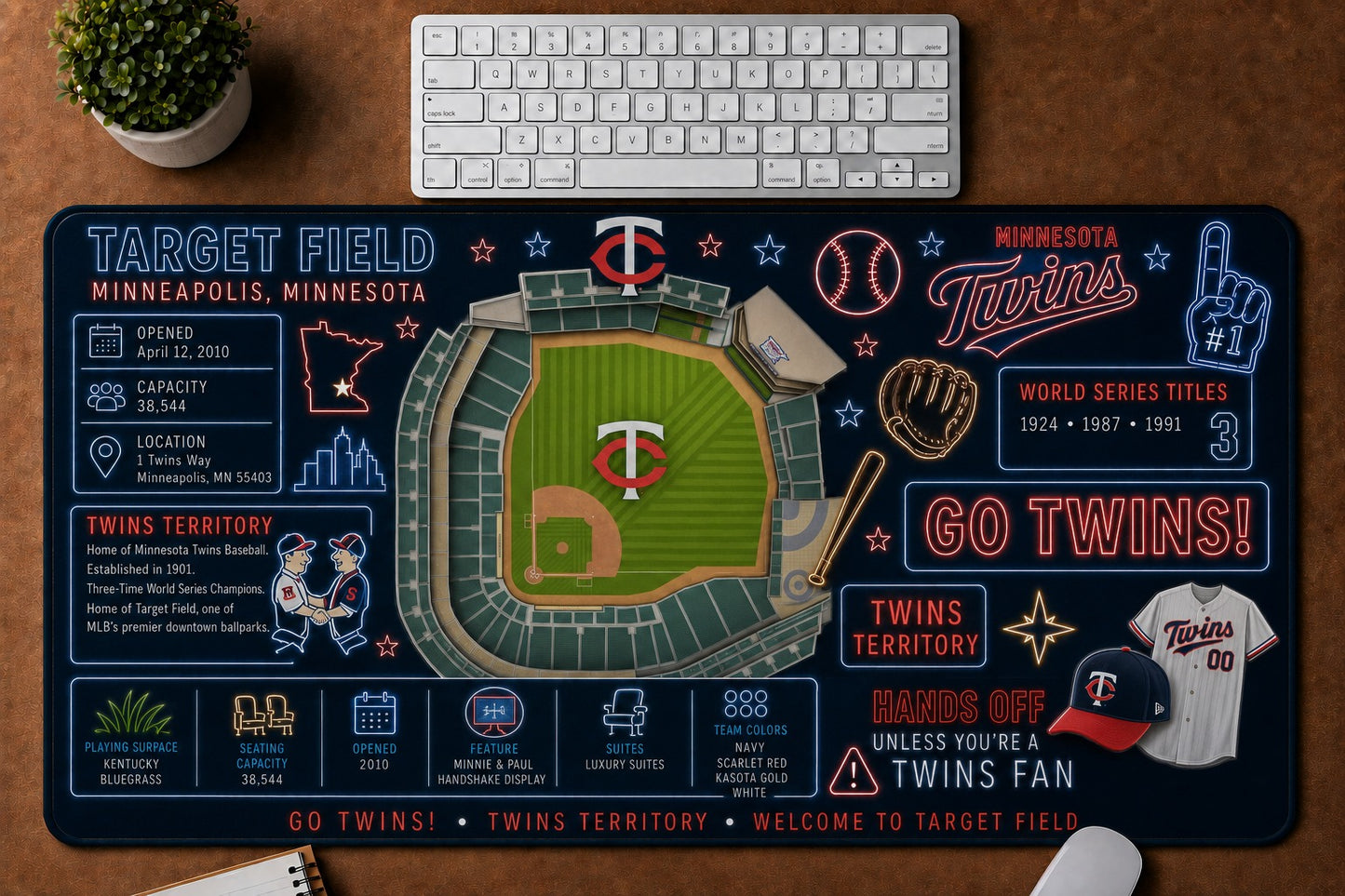 All Baseball Stadiums Infographic Desk Mat Mouse Pad Plus Size Trending - 5to9vibe
