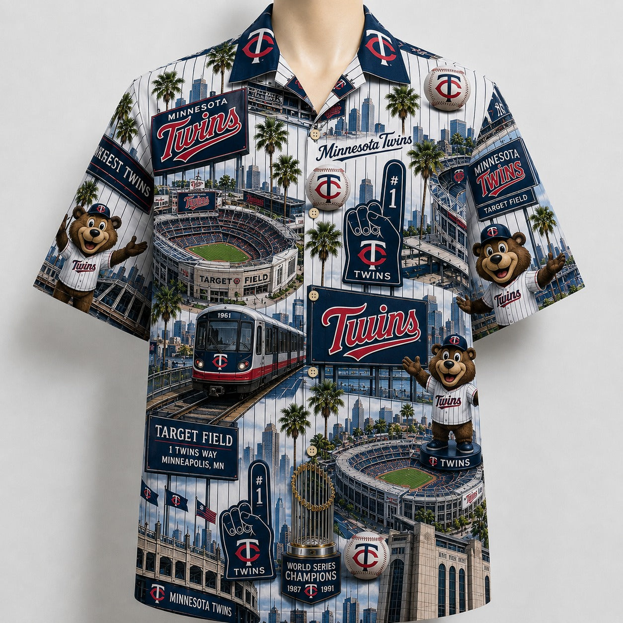All Baseball Teams Iconic Moments Aloha Shirt for Baseball Fans Button Up Unisex Hawaiian Shirt For Men and Women