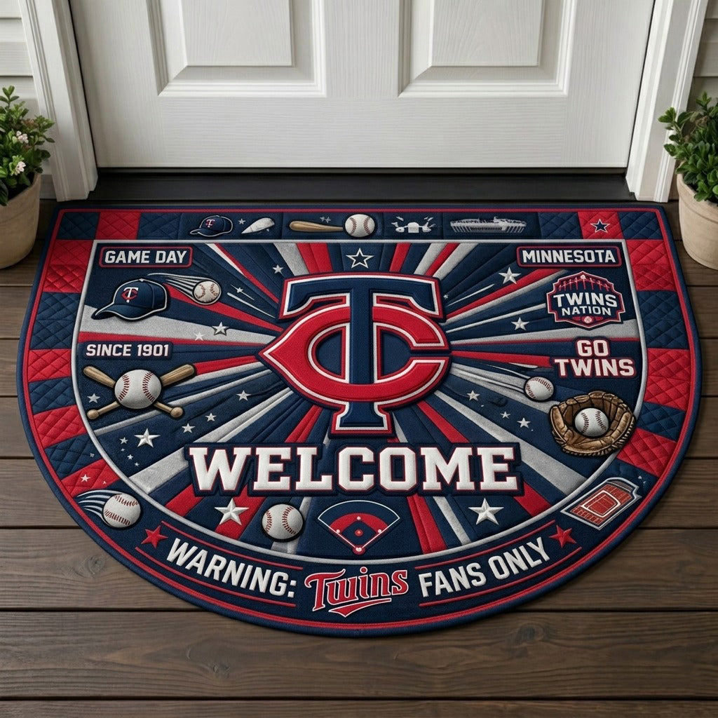 Baseball All Teams Custom Premium Welcome Mat – Personalized Baseball Doormat