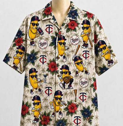 All Baseball Teams banana Hibiscus Flower Beach Vibe Aloha Premium Unisex Hawaiian Shirt For Men and Women