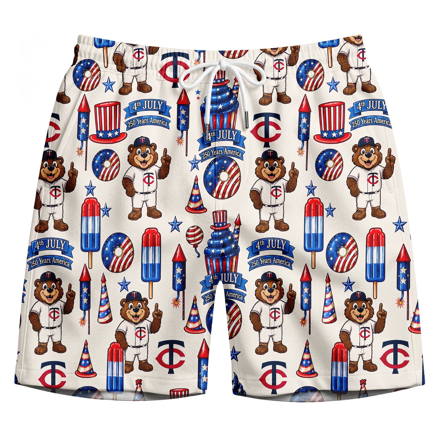 WN Baseball Team 4th July 250 Years Anniversary America Premium Unisex Hawaiian Shirt For Men and Women