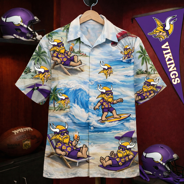 MV Football Mascot Beach Viber Unisex Hawaiian Shirt For Men & Women