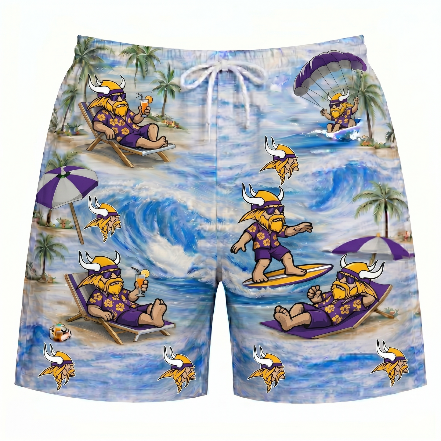 Camisa Hawaiana Unisex MV Football Mascot Beach Viber para Hombre y Mujer